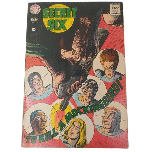 Secret Six #3 DC Aug 1968 Comic To Kill A Mockingbird - Picture 1 of 12